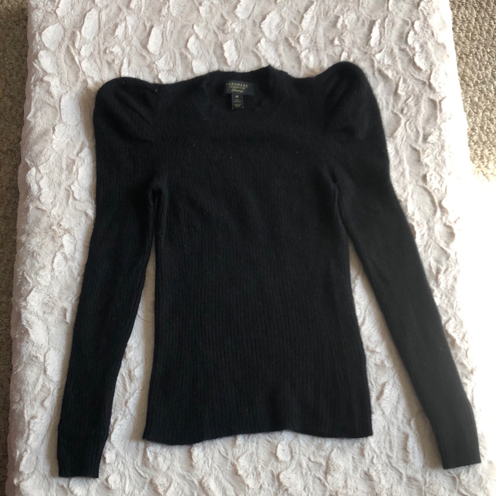 Charter Club Black Cashmere Sweater